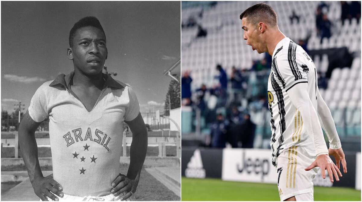 Cristiano Ronaldo overtakes Pele to become second highest goalscorer ever with brace against Udinese