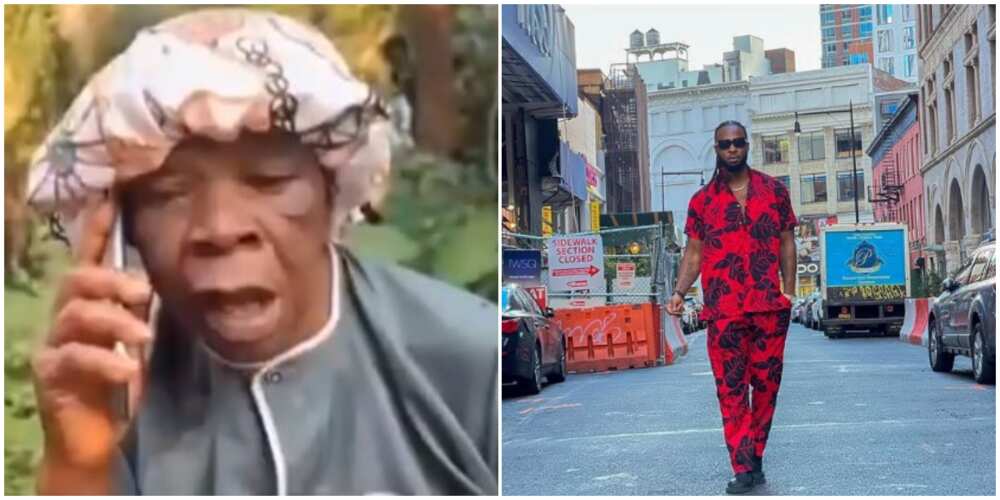 81-year-old crayfish seller gushes in video as singer Flavour gifts her N1m