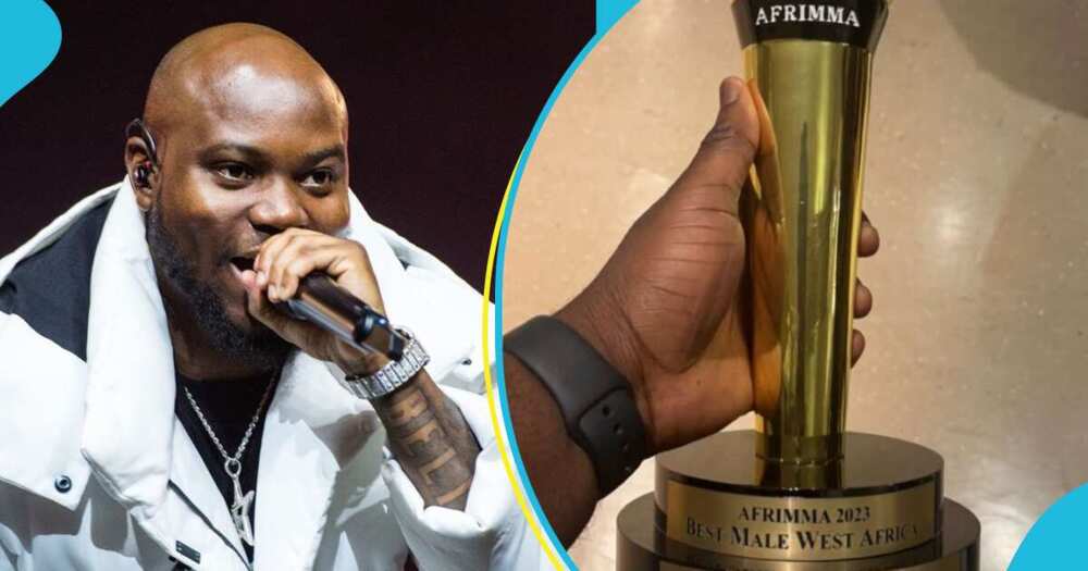 King Promise at the 2023 AFRIMMA King Promise at the 2023 AFRIMMA