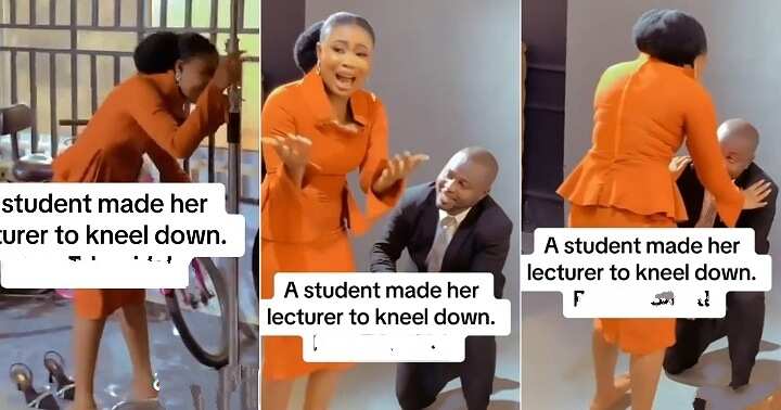 Lecturer goes on his knees to propose to student