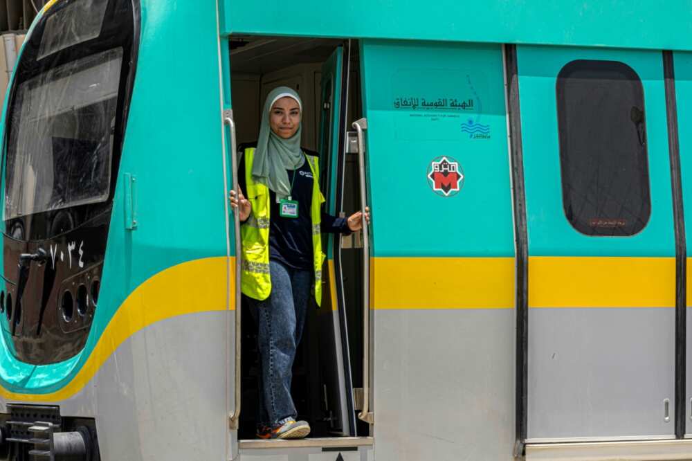 Suzanne Mohamed said some passengers were afraid the first time they saw her in the driver's cab of the train