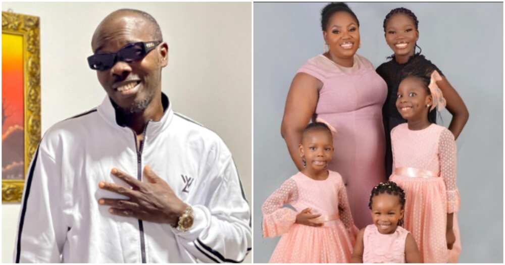 Baba for the Girls”: Actor Ijebu Shows Off Wife and 4 Adorable Daughters As  He Celebrates IWD - Legit.ng