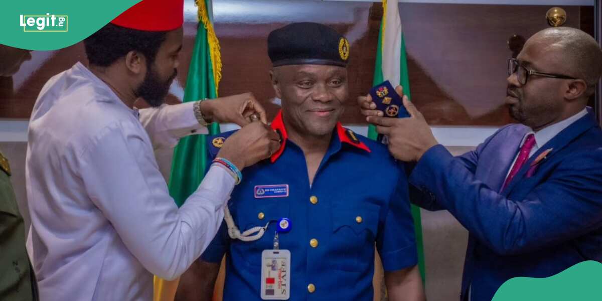 NSCDC officer known for 'Oga At The Top' remark gets promotion