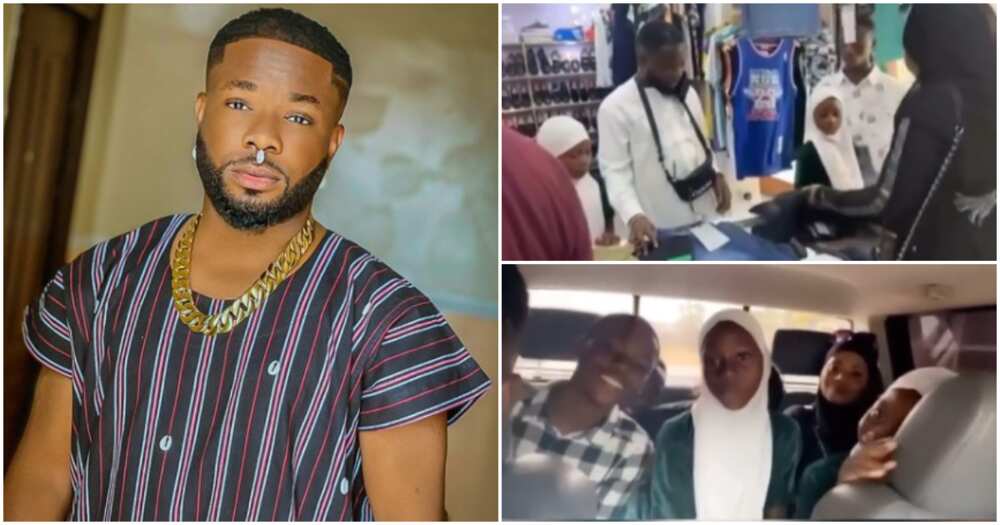 Nollywood's Itele goes shopping with ex-wife and four kids