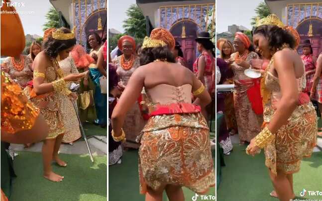 Nigerian bride dances with much dignity in video