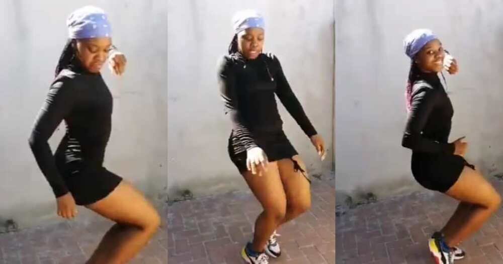 Halala: Young Beautiful Lady Mesmerizes Mzansi with Lit Dance Moves