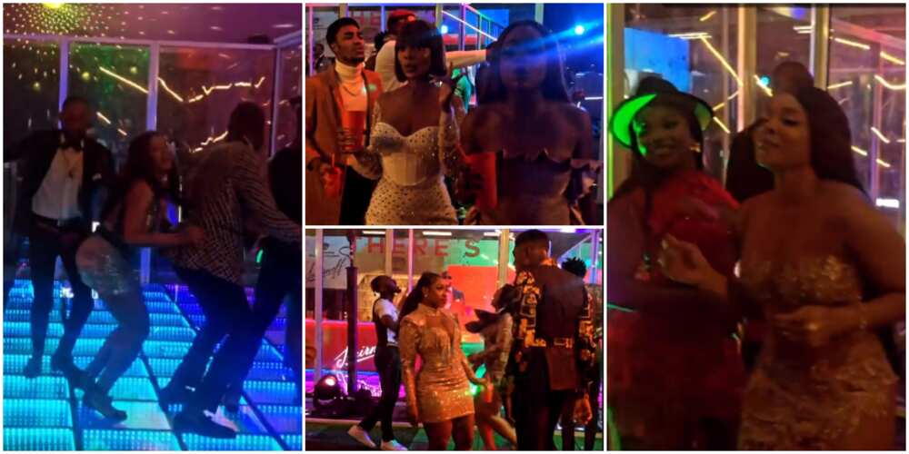 BBNaija Finale: Ex-housemates party with finalists.