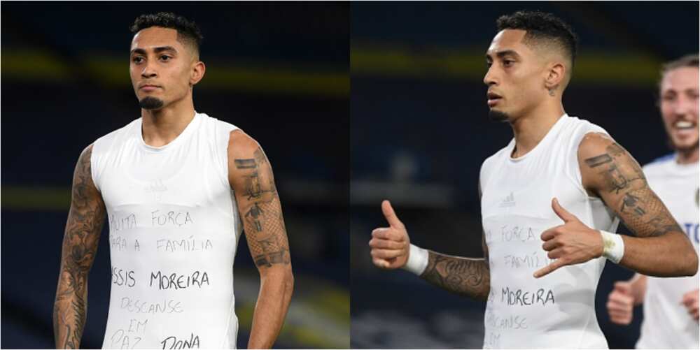 Premier League star pays emotional tribute to Ronaldinho's mum after scoring a beautiful goal
