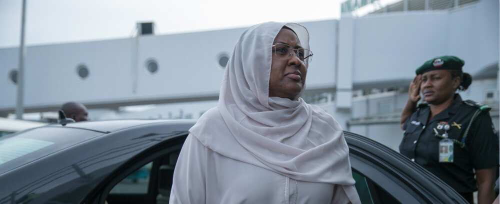 Uwargidar shugaba kasa, Aisha Buhari, ta dawo daga Dubai