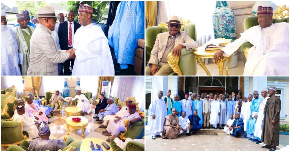 The former Governor of Sokoto State, Senator Aliyu Magatakarda Wamakko, Port Harcourt, Rivers State capital, PDP, APC, Governor Nyesom Wike