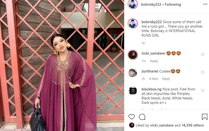 I’m Bobrisky the International runs girl - Bobrisky reveals