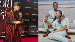 "So sweet": Adorable moment Ramsey Nouah wished Lil Win's wife happy birthday trend