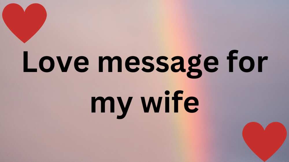love message for my wife