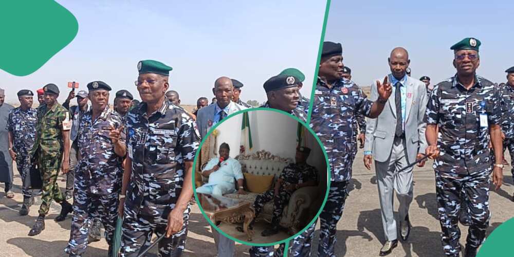 The Police IGP arrived Plateau on Friday, December 29 to meet with the state governor.