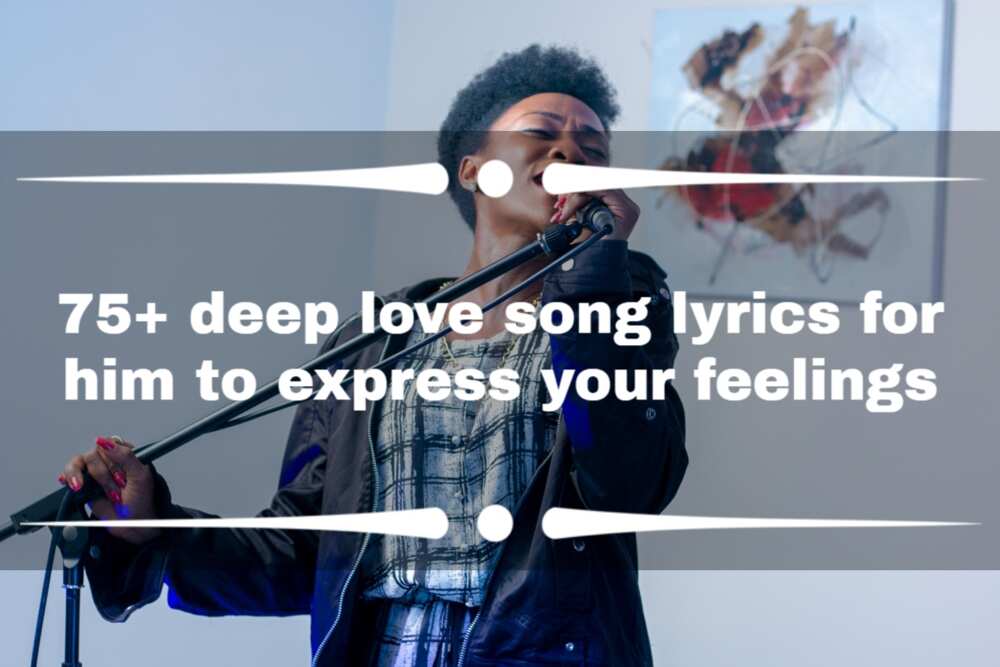 Deep love song lyrics for him