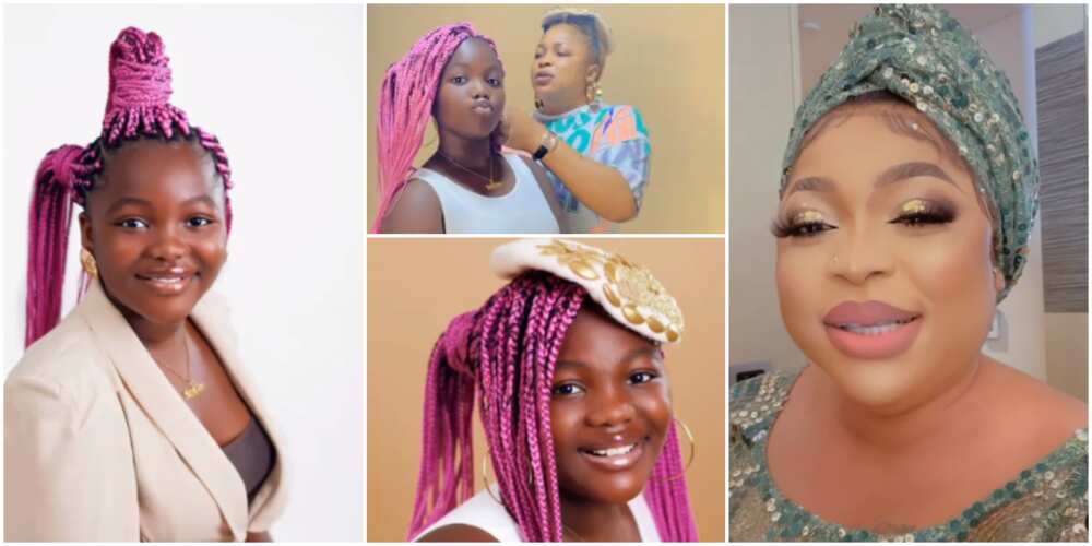 Actress Kemi Afolabi celebrates daughter's birthday.