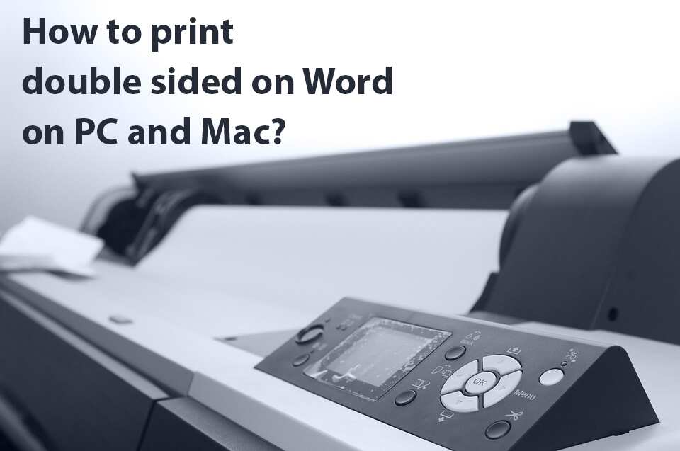 word 2016 for mac printing double sided
