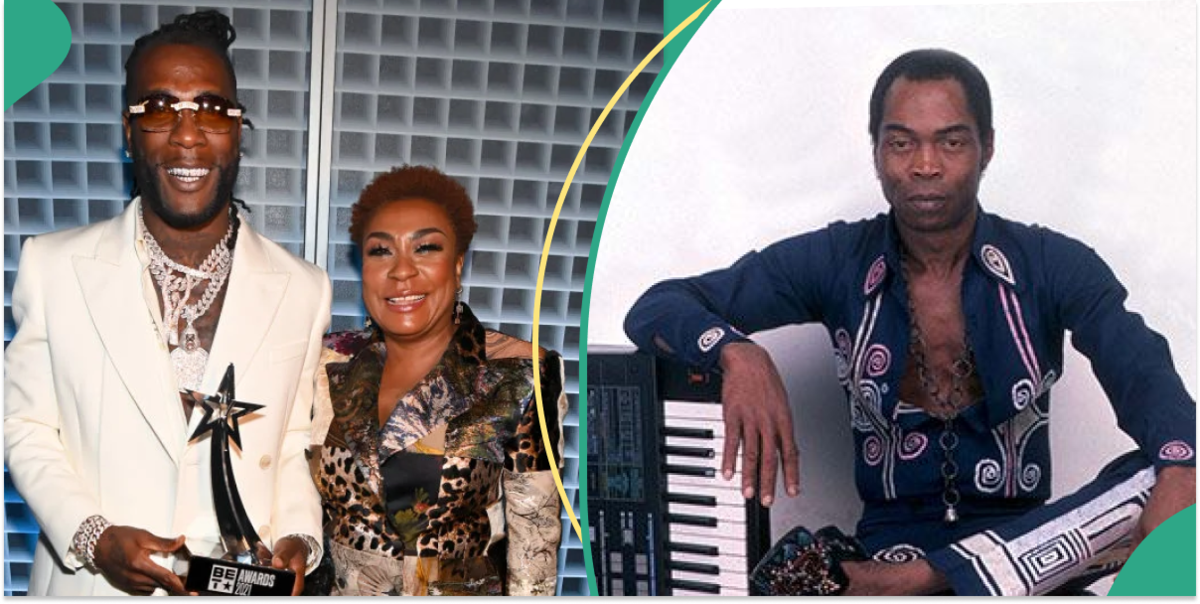 OMG! Burna Boy's mother finally reveals what she gained from Afrobeat pioneer Fela