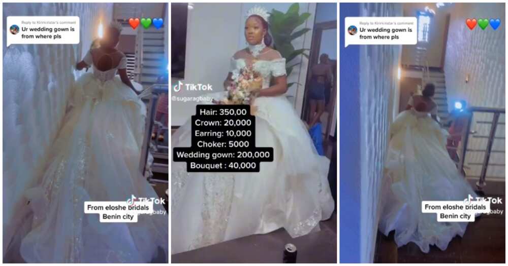 N15m spend on her wedding, wedding dress of N200k