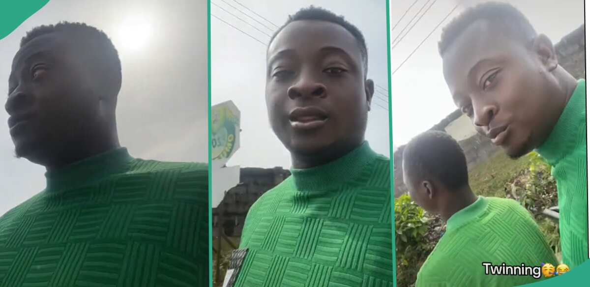 Video: This man called an Okada rider to carry him, what he saw will surprise you