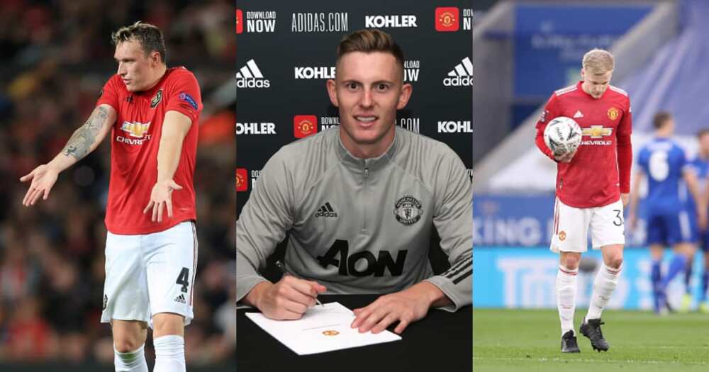 Man United stars Dean Henderson, Phil Jones and Van de Beek. Photos by Alex Pantling, Simon Stacpoole and John Peters.