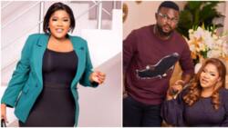 "2nd slide got me rolling on the floor": Fans react as Toyin Abraham shares loved-up photo with hubby