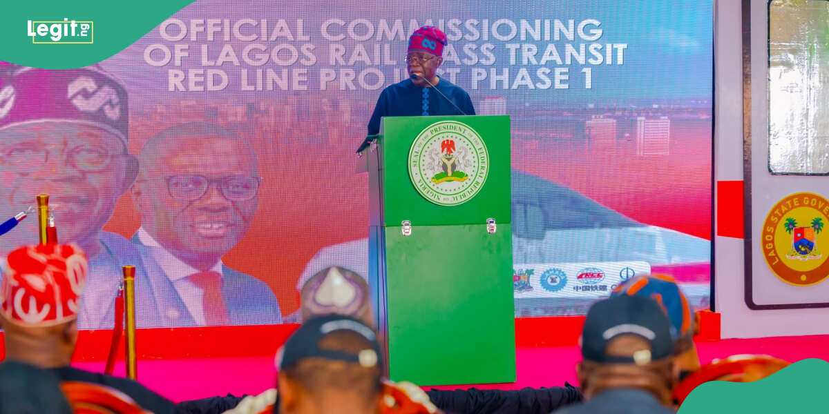Tinubu speaks on his administration's major task as he commissions new project in Lagos