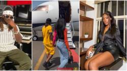 "He didn't flaunt his wife like this": Reactions as Paul Okoye, lover jet out of country ahead of New Year