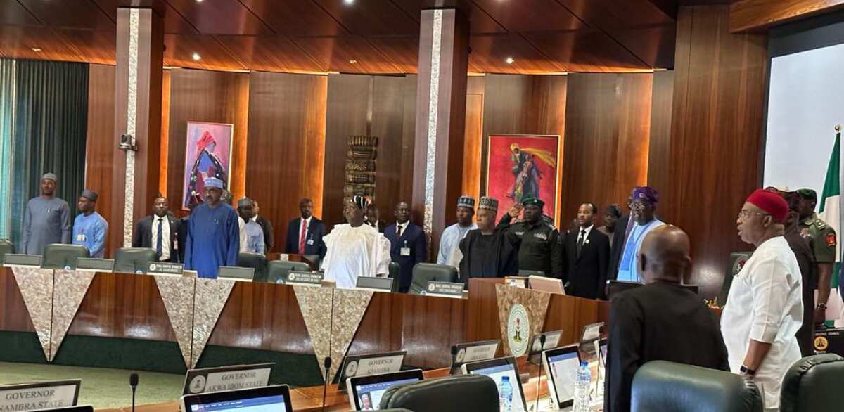 Tinubu Holds Inaugural Meeting With All State Governors - Legit.ng