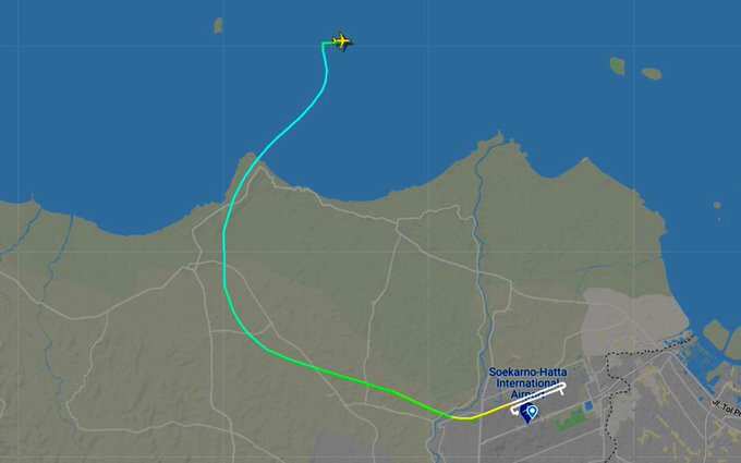 Sriwijaya Air: Plane carrying over 50 passengers goes missing shortly after take-off few