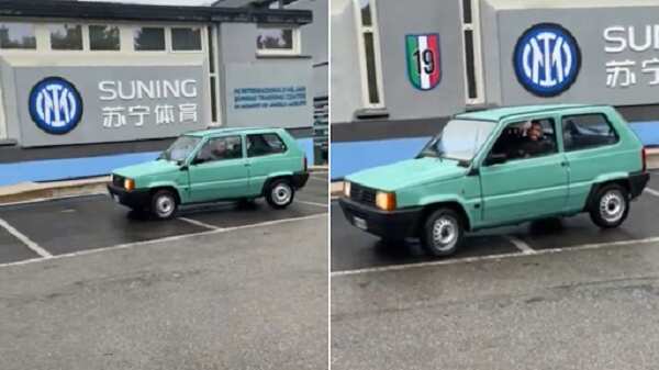 Arturo Vidal Arrives Club's Training Ground In a Small Car After Falling Off Luxurious Ride