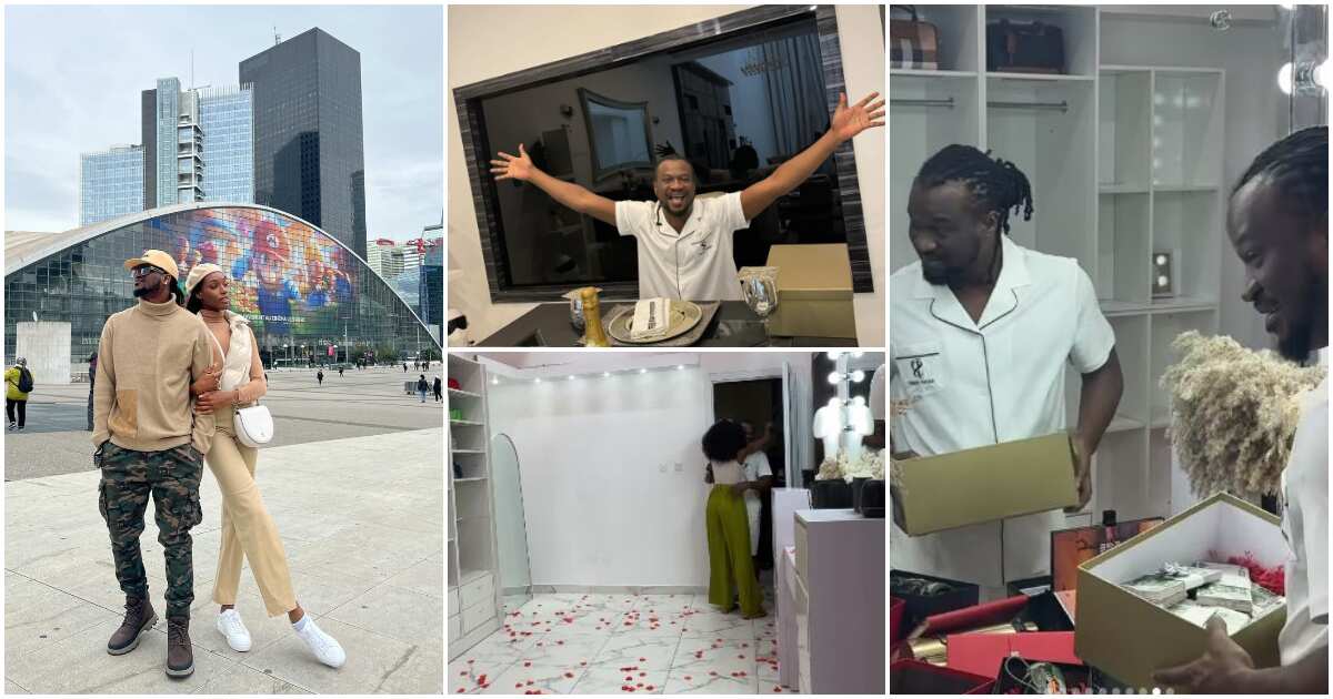 See video of Ivy Zenny sweet birthday surprise for Paul PSquare that's trending online
