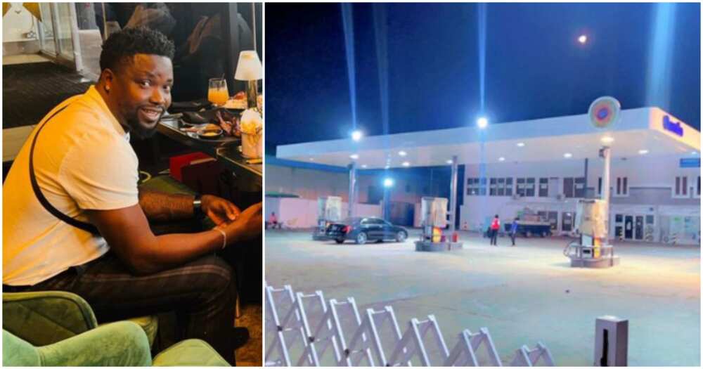 Actor Omo Banke opens filling station in Lagos.