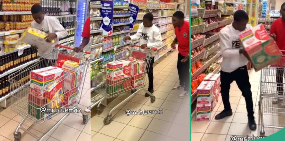 Nigerian man, shopping spree, N1m in 20 seconds
