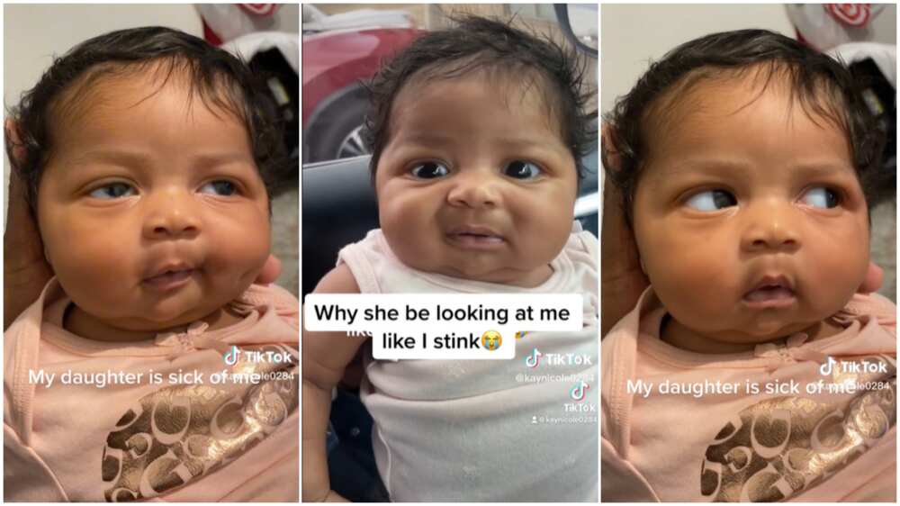 Funny facial expressions/baby made many laugh.