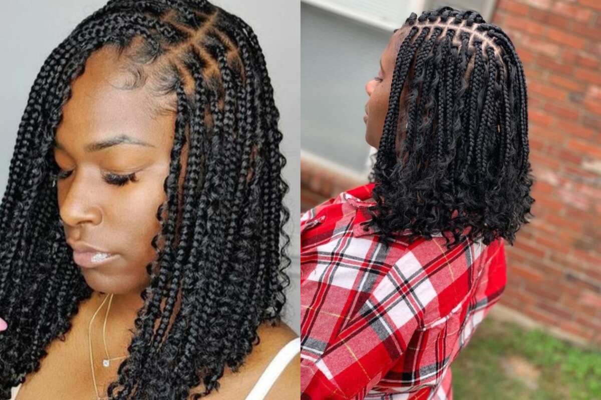 Shoulder deals length braids