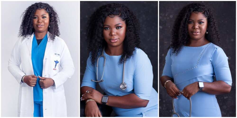 Nigerian lady celebrates becoming a doctor, narrates the journey of 7 years as she shares adorable photos