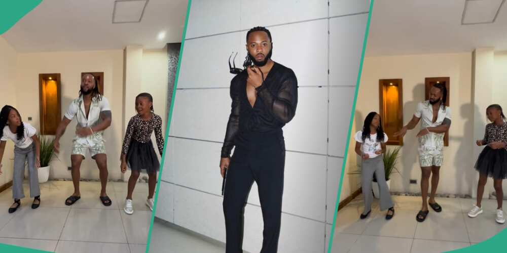 Flavour and 3 Daughters dance to Big Baller song