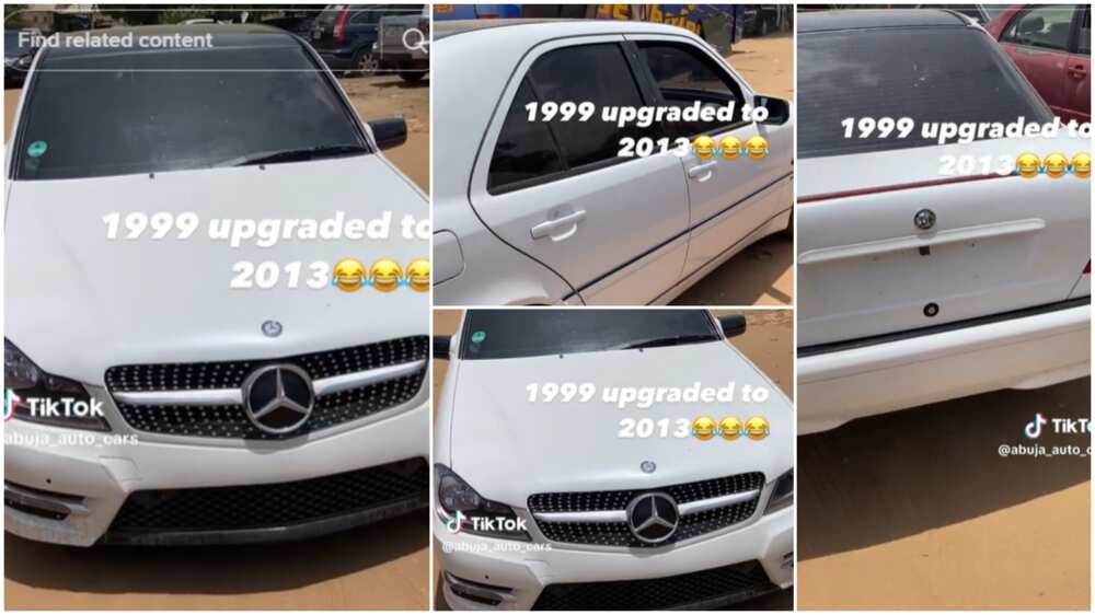 Upgraded cars in Nigeria/Benz got a facelift.