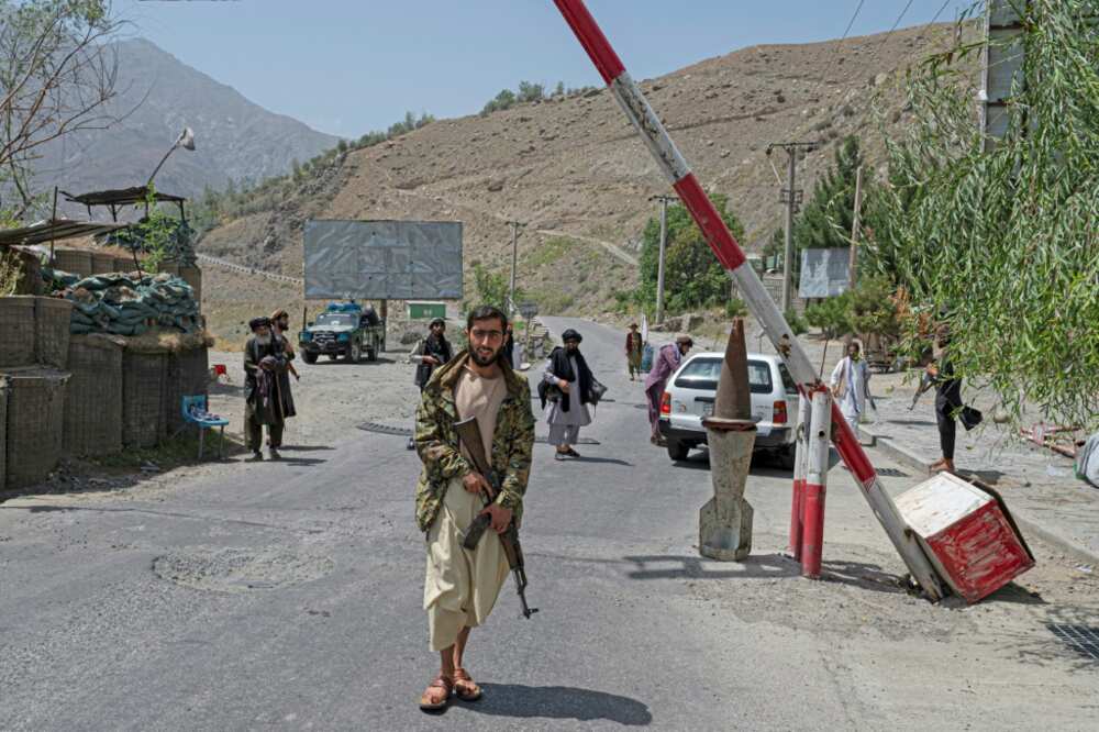 Taliban forces now firmly control the main road that cuts through the Panjshir valley, with checkpoints everywhere