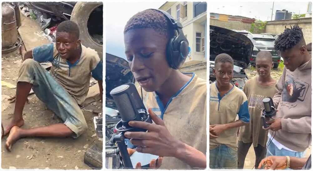 Music producer discovers young mechanic boy who can sing. Music producer discovers young mechanic boy who can sing.
