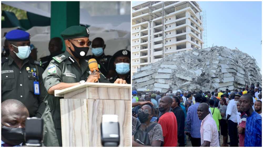 IGP Alkali Usman to visit scene of Ikoyi building collapse