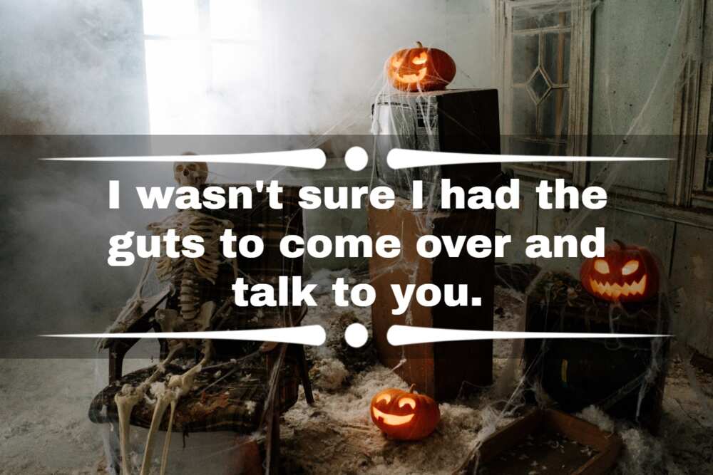 funny halloween pick up lines