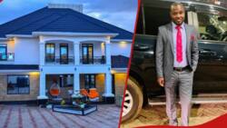 Doctor splurges millions on big village house with cool decor, shows posh chairs, classy staircase