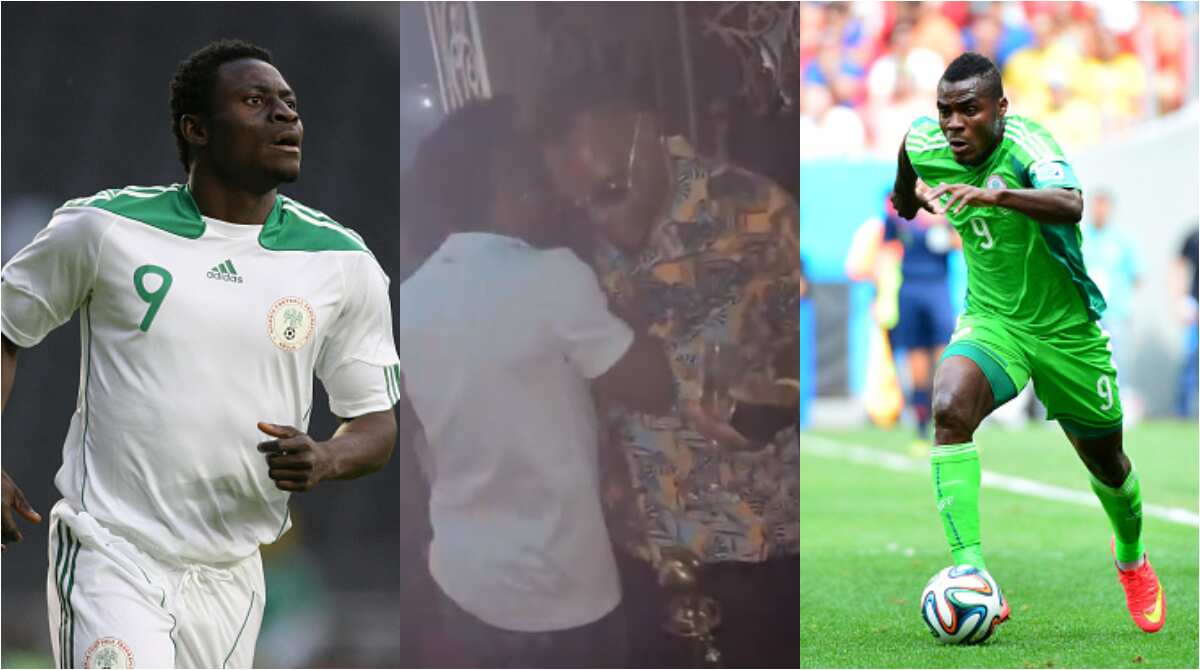 Emmanuel Emenike makes huge statement after spotting Obafemi Martins in night club