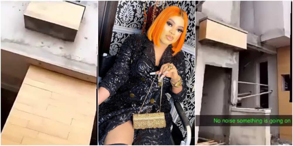 Bobrisky shares video of his house that is under construction