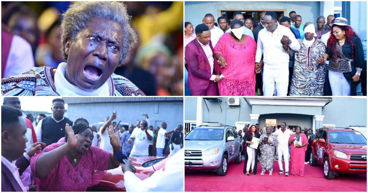 Prophet Fufeyin makes Nollywood actresses emotional as he gives them cars worth N12m, extra N2m for fuel