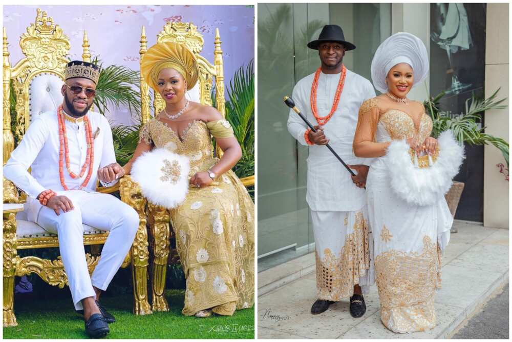 Igbo traditional wedding attire ideas for bride and groom Legit.ng