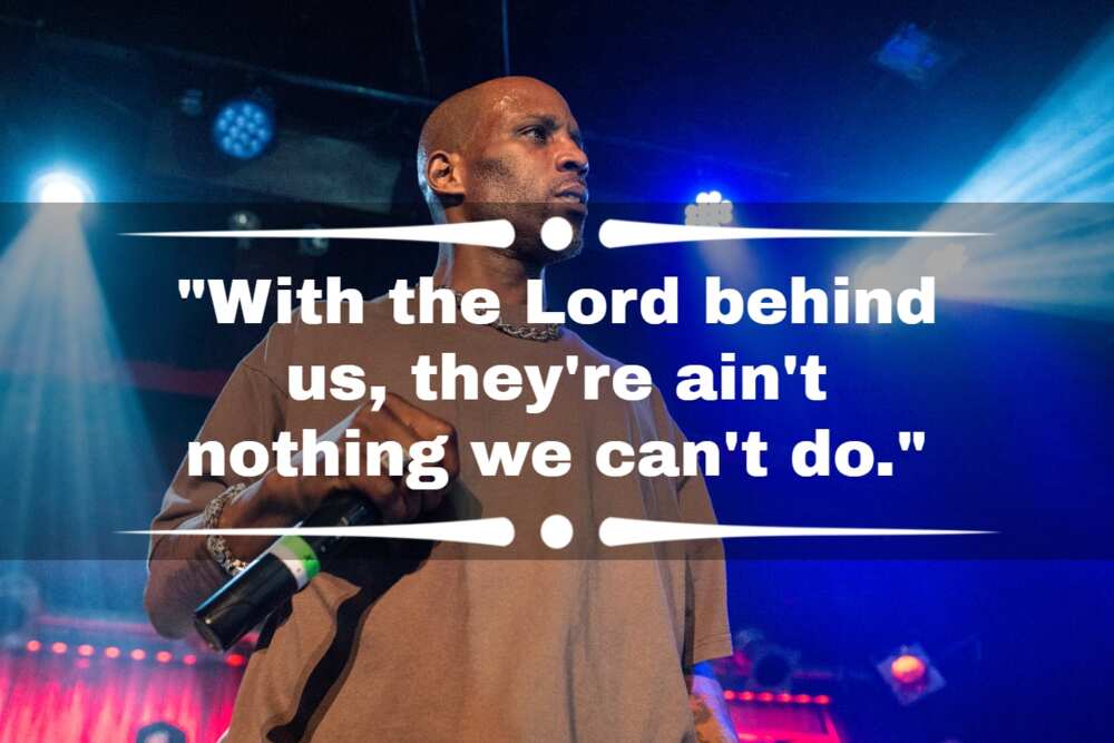 DMX quotes about GOD