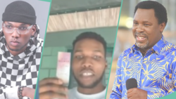 Video of singer Victor AD testifying to how TB Joshua's holy water healed his mum resurfaces